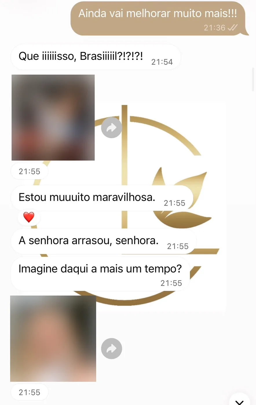 Depoimento de Paula sobre o atendimento da Dra. Camila Lauriene